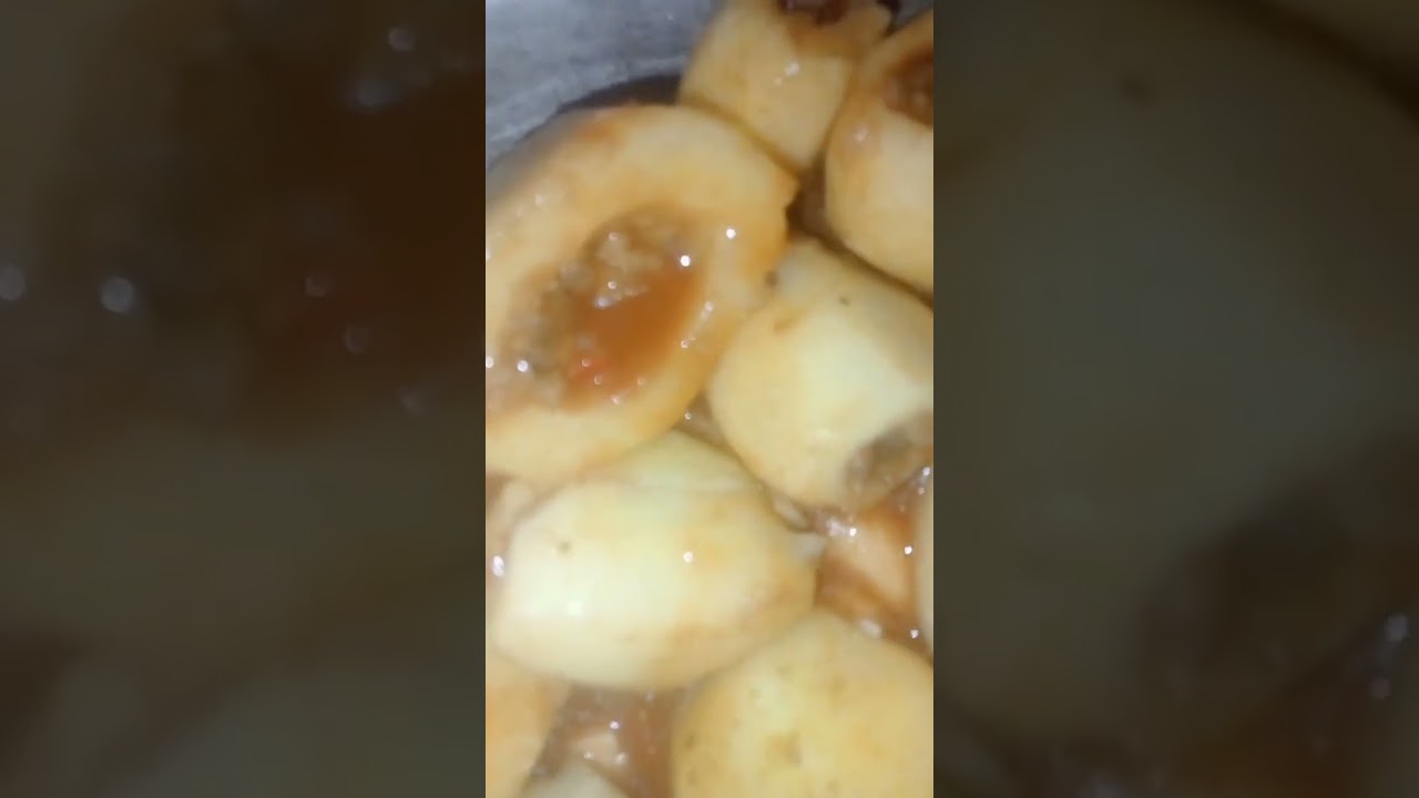 بطاطس محشيه لحمه ومهلبيه قمر الدين 😋
