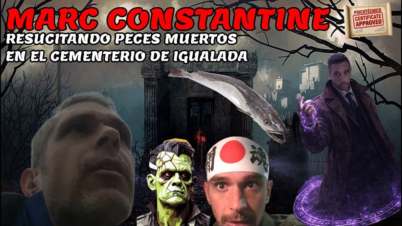 MARC CONSTANTINE RESUCITANDO PECES MUERTOS EN EL CEMENTERIO DE IGUALADA