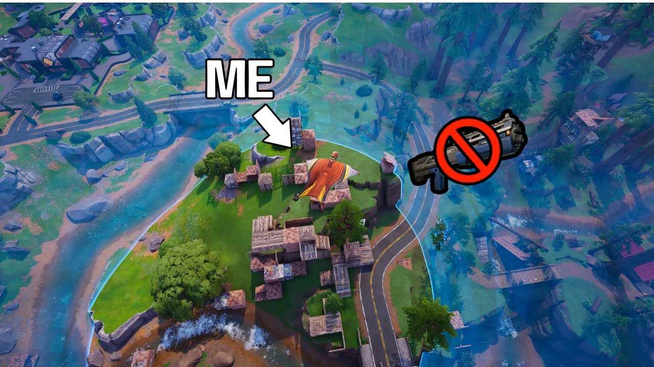 WINNING a Fortnite Tournament without Guns!