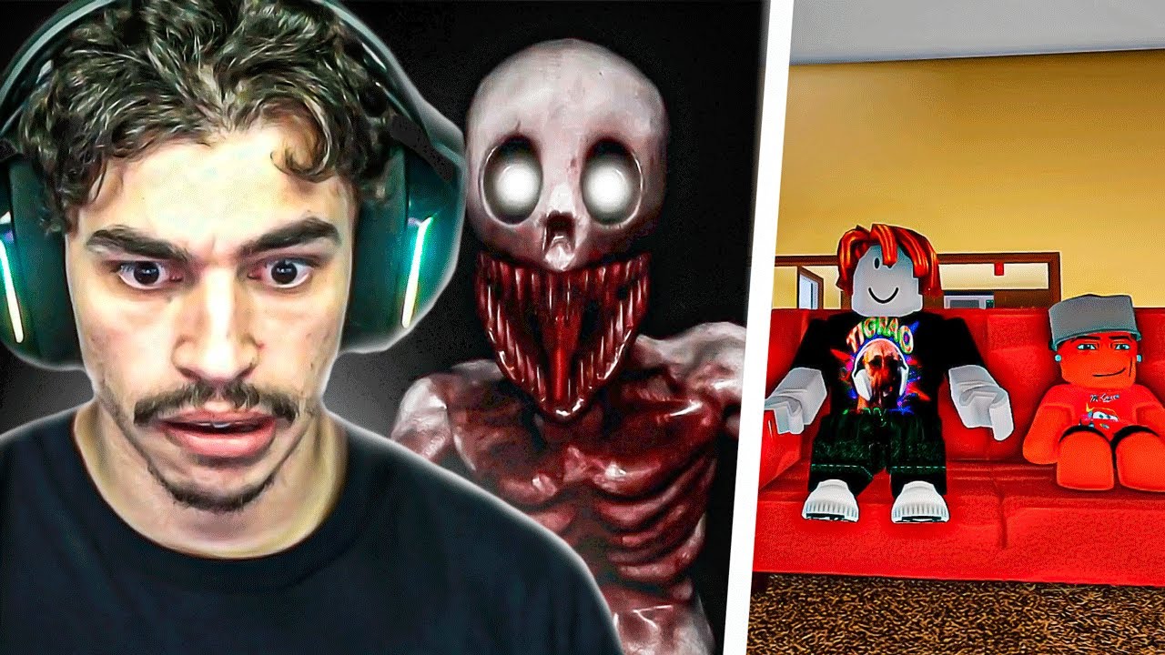 QUASE SURTEI NOS JOGOS DE TERROR DO ROBLOX!