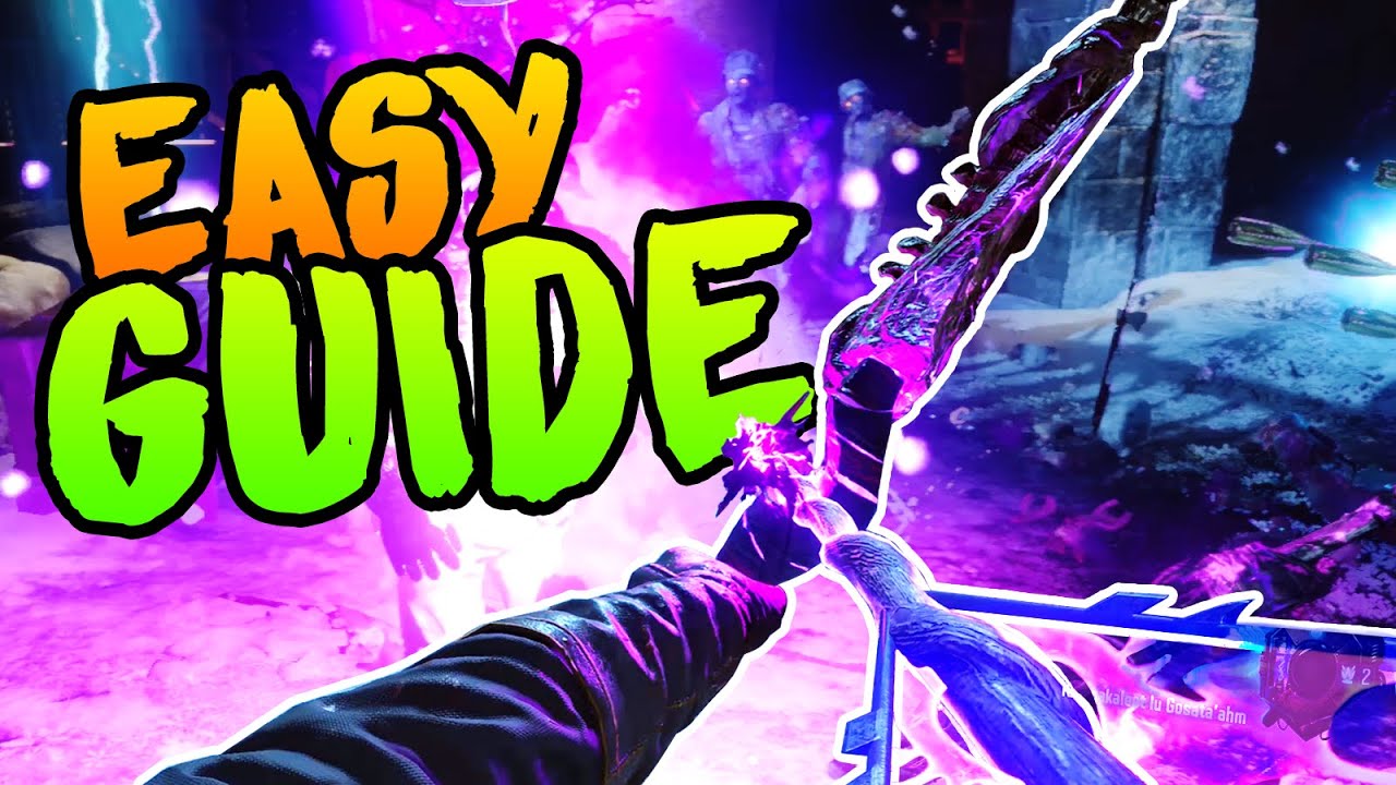ЛУЧШЕЕ РУКОВОДСТВО ПО УЛУЧШЕНИЮ ЛУКА ПУСТОТЫ [ЛЕГКОЕ] Black Ops 3 Zombies Der Eisendrache Easter ...