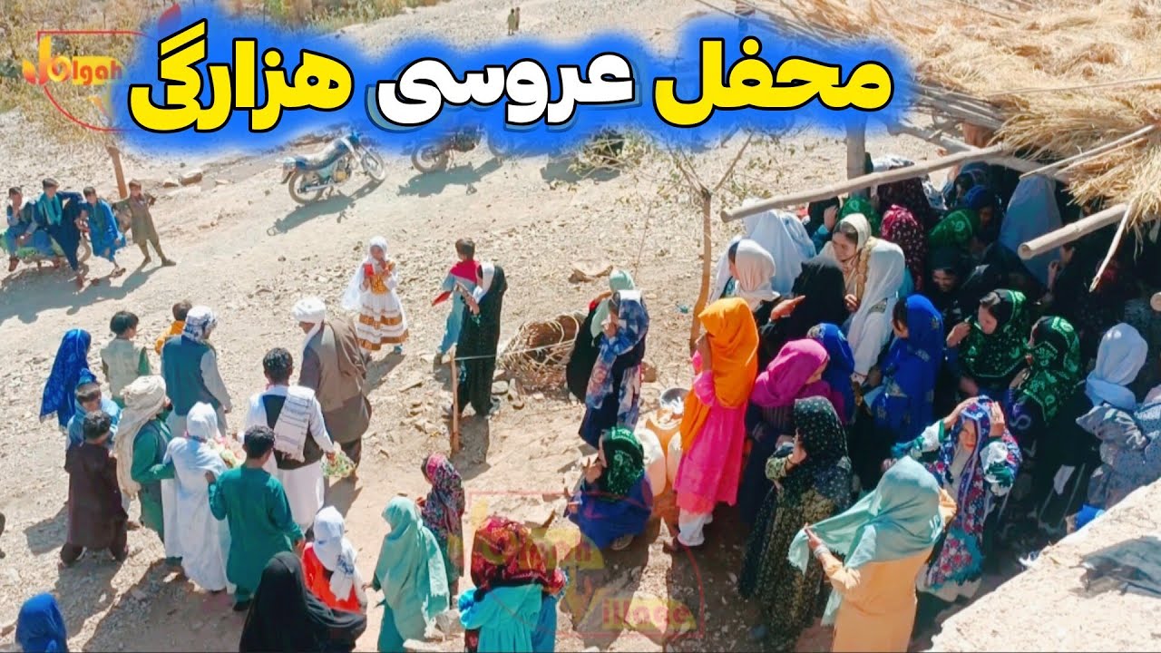 جشن عروسی هزارگی دایکندی عروسی محلی دایکندی | شادی، موسیقی و رسم‌های زیبای هزارگی در دل کوهستان