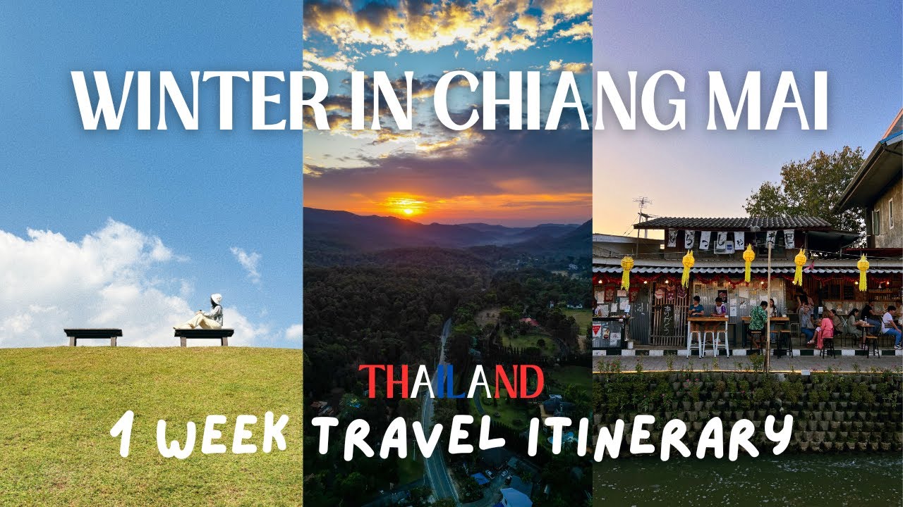 Chiang Mai in One Week 🇹🇭🐘 Thailand Travel Itinerary & Food Spots 🏞🥥