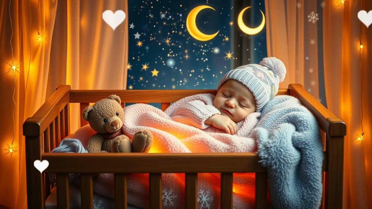 🌧️ Rain on Window 🌙 Baby Sleep Music for Calm Nights ☔