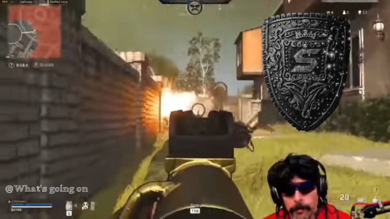 Dr disrespect rage at warzone stupid shield man | warzone rage moment |