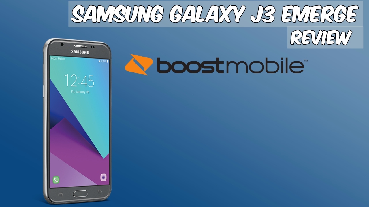 Samsung Galaxy J3 Emerge Full Review Boost Mobile (HD)