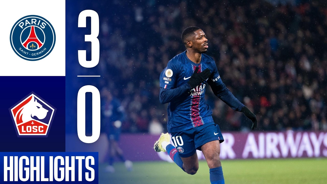 VICTOIRE face &agrave; Lille, un BIJOU sign&eacute; Ousmane DEMB&Eacute;L&Eacute; ⚽️😱