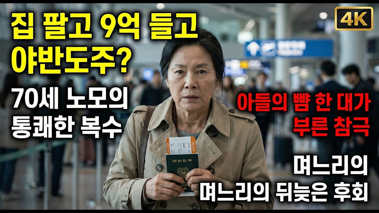 손자가 넘졌다고 아들이 내 뺨을? 며느리의 폭언 끝에 결국 해외 이민을 결정했습니다