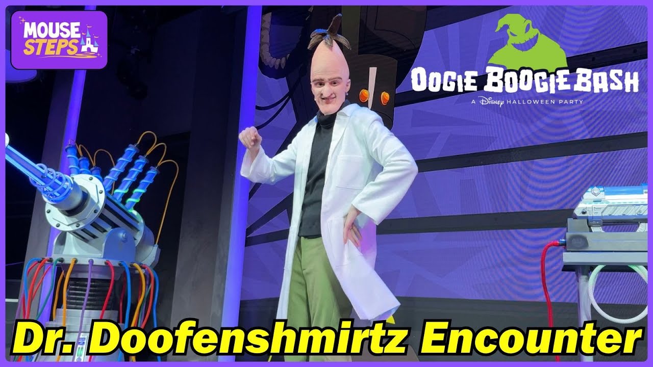 Dr. Doofenschmirtz Encounter at Oogie Boogie Bash 2025 - Disneyland Resort