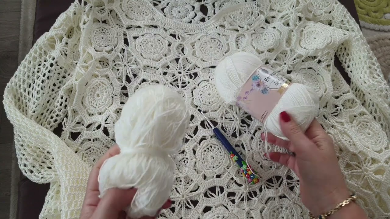 DANTEL MOTİF BAHARLIK ÖRGÜ BLUZ YAPIMI ( 4.BÖLÜM ) #crochet #keşfet #knittig #fypviral #örgü #fyppp