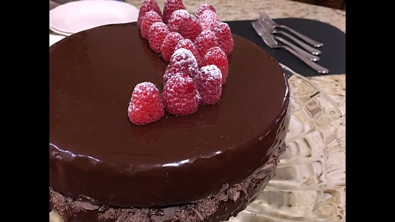 Chocolate Raspberry Cake with a Mirror Glaze Recipe • Episode 195