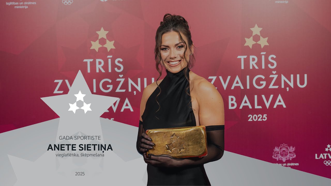 GADA SPORTISTE 2025 - ANETE SIETIŅA I Trīs zvaigžņu balva