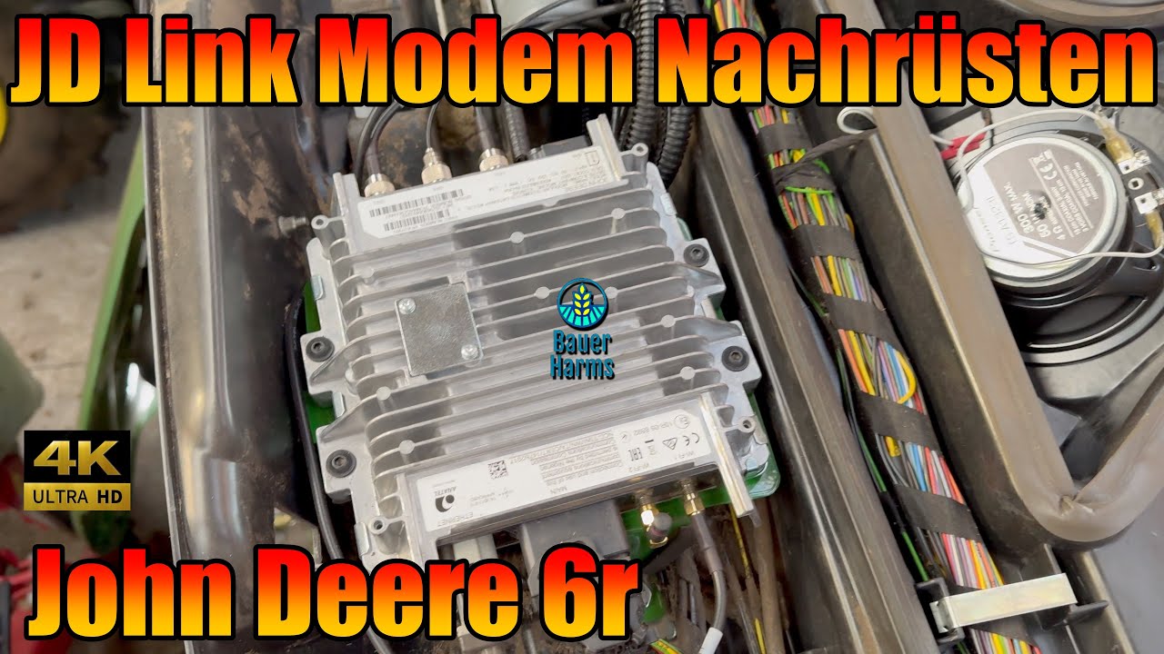 JDLink Modem nachrüsten hier am Beispiel John Deere 6150r Bj 14