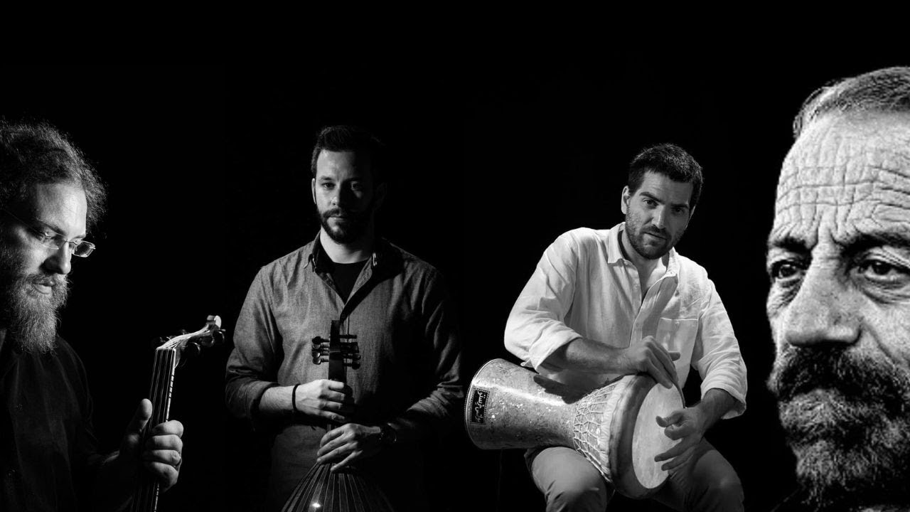 Σόλων Λεκκάς & Mουστούκ trio στο καφενείο Πάμφιλα - Solon Lekkas & Moustouk Trio at kafenio Pamfila.