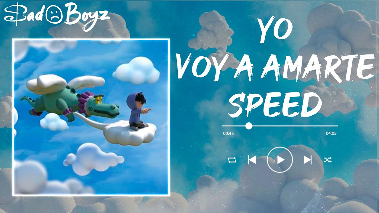 JUNIOR H - YO VOY A AMARTE (SPEED UP) (letra)