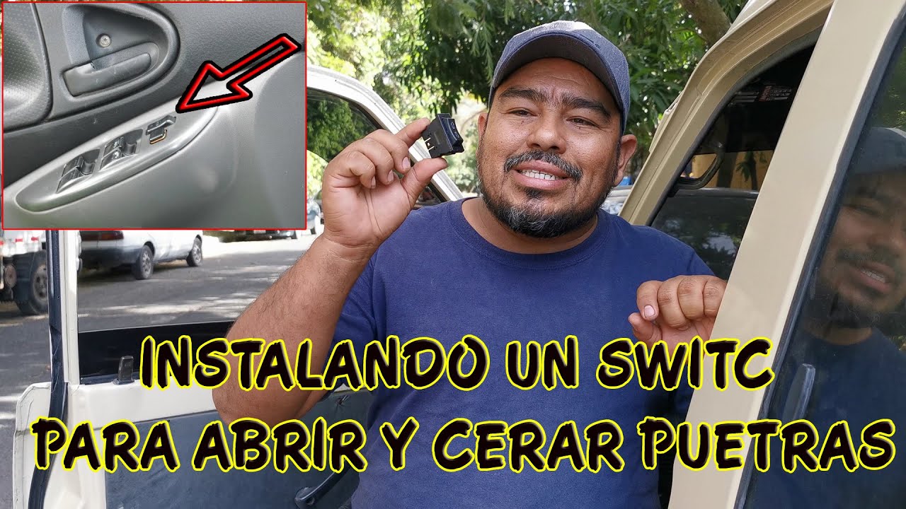 COMO INSTALAR UN SWITCH DE CIERRE CENTRAL