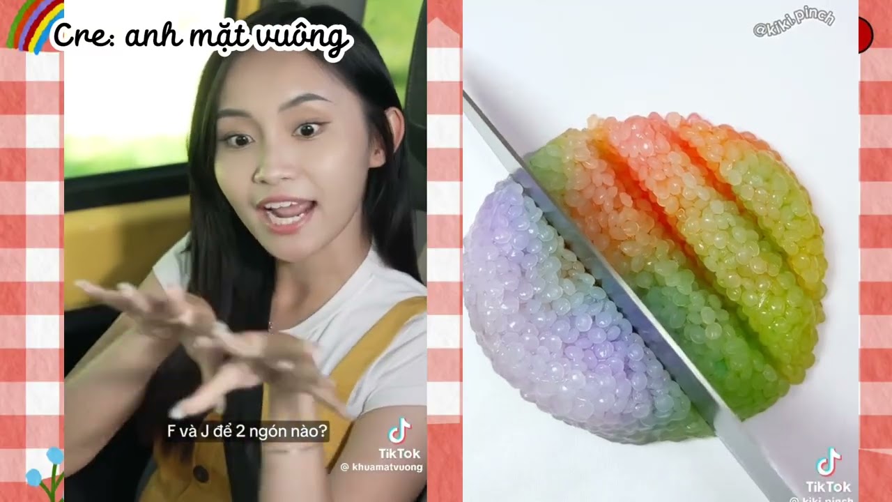 Kể chuyện và chơi slime,làm squishy #010|cre: Anh mặt vuông