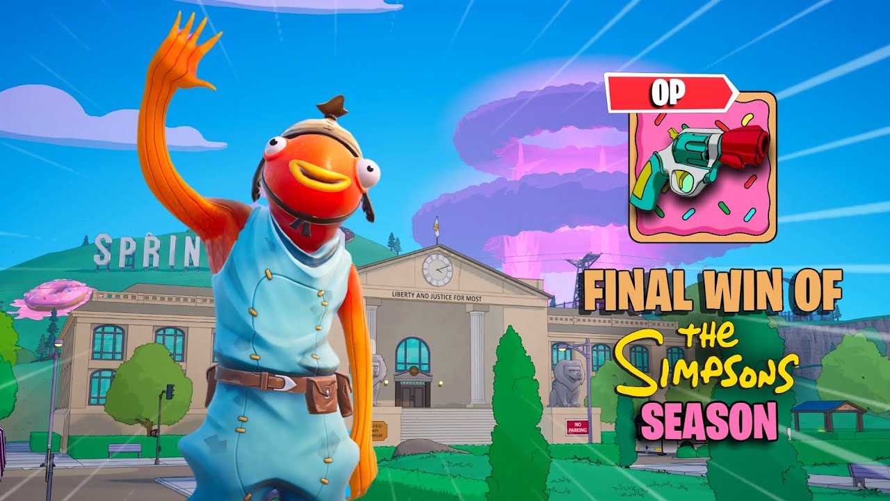 Final Win of Fortnite The Simpsons Season!