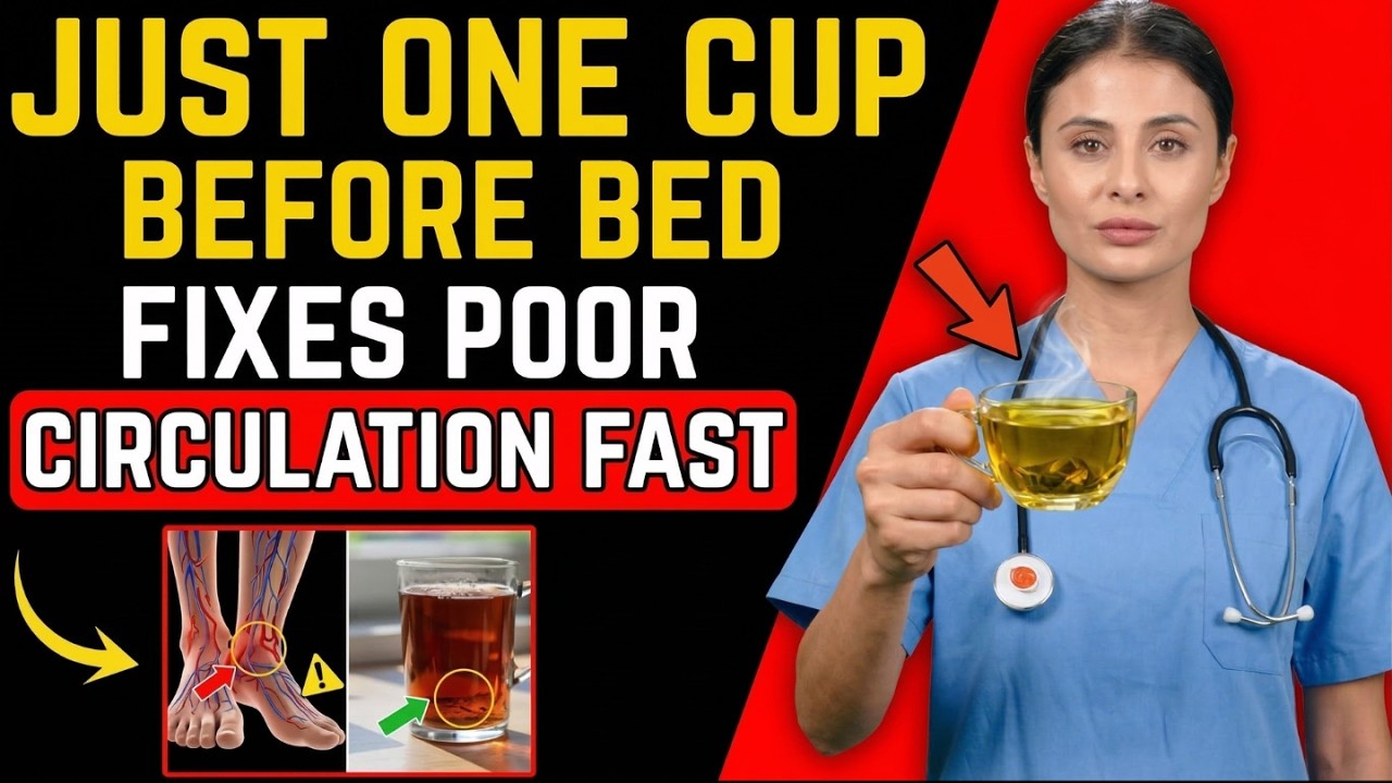 Over 60? Try This Simple Daily Drink to Improve Leg Circulation Naturally