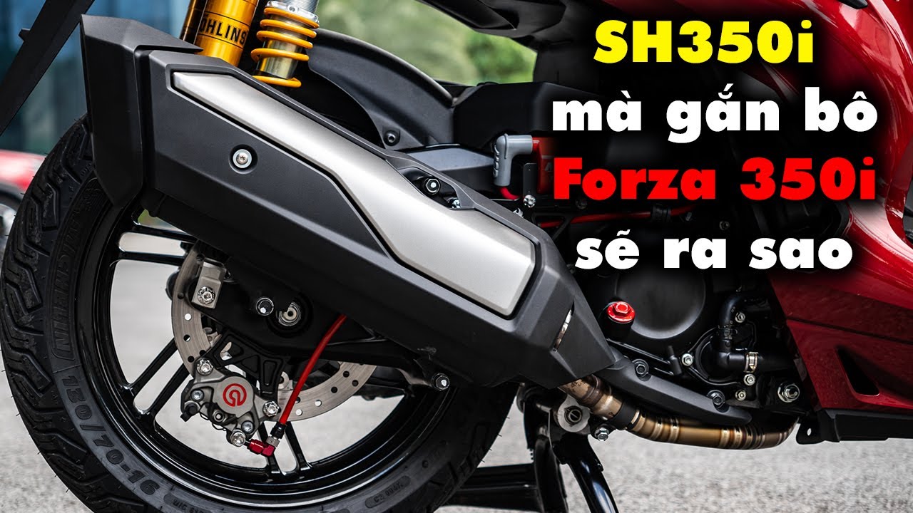 Đập thùng Sh350 lên đồ chơi hầm hố bô êm lịch sự tại Tâm Đắc