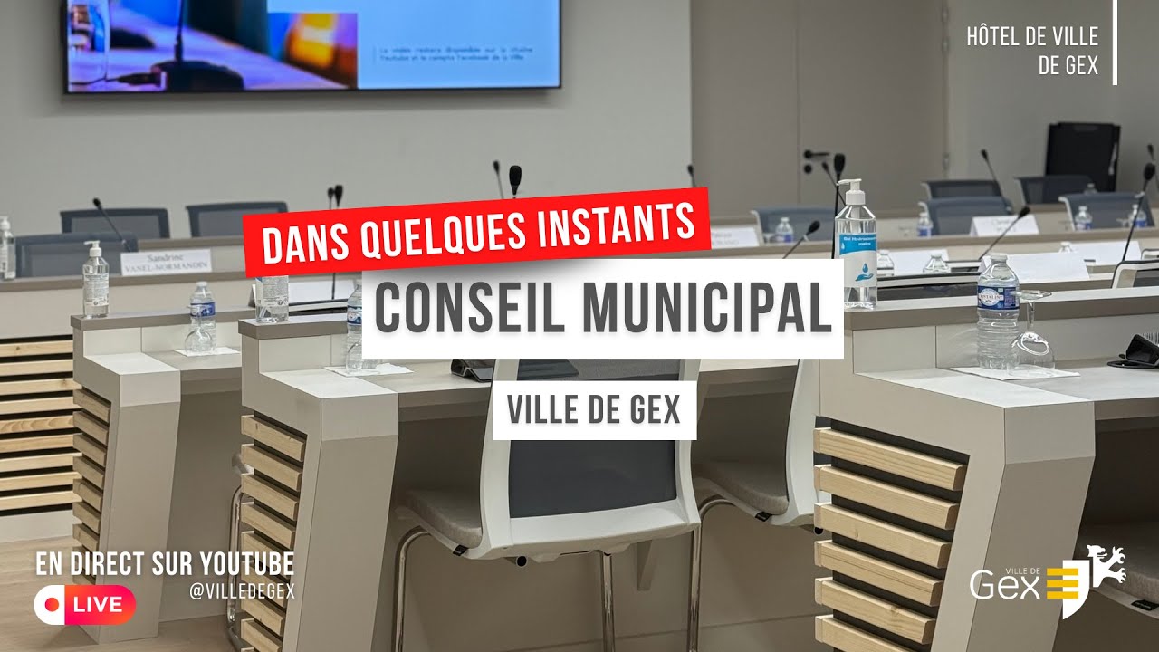 Conseil Municipal Mairie de Gex du 02 Mars 2026