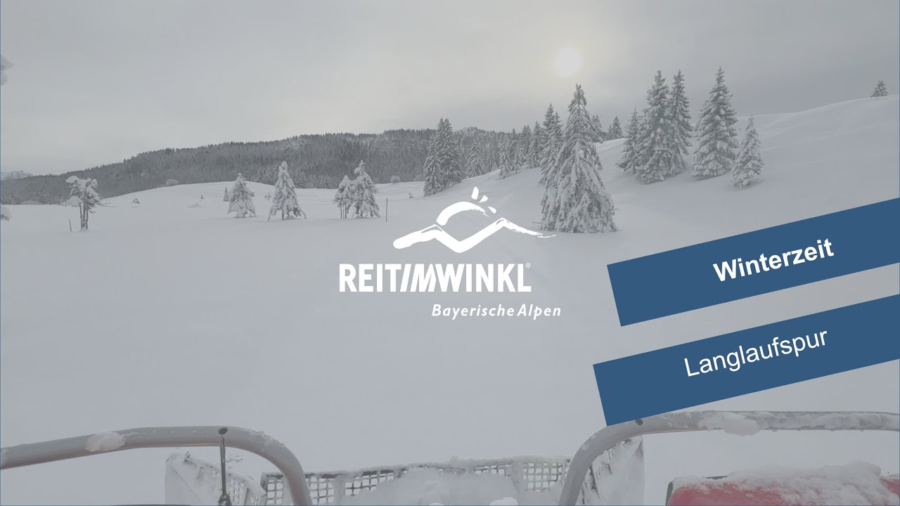 Spurarbeiten Langlaufloipe Hemmersuppenalm | Reit im Winkl Aktiv | #reitimwinkl