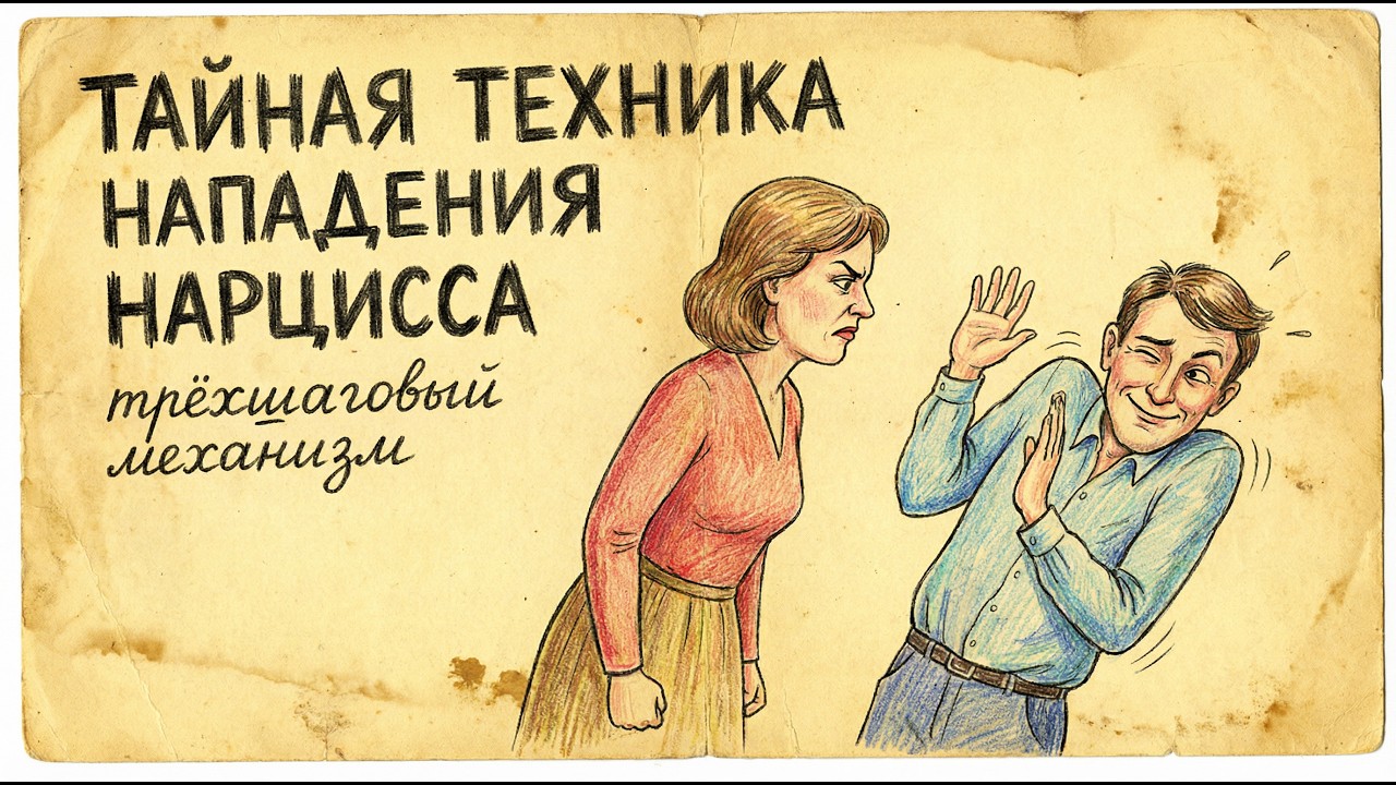 Ты агрессор, а он жертва: главный трюк нарцисса!
