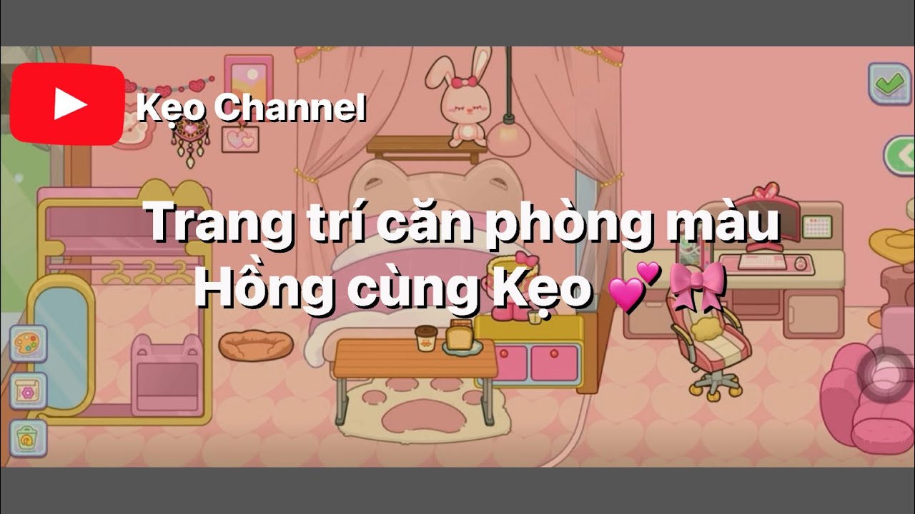 Kẹo sẽ trang trí căn phòng màu Hồng 🎀 trong GameWorld ra sao 😛#gameplay #gameworld 