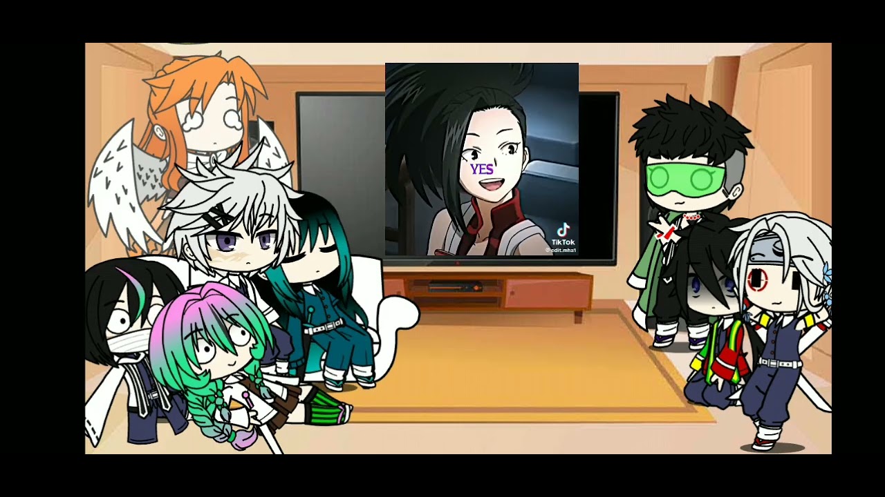 Hashira React To Shinobu'S Future As Yaoyorozu Momo l Part (3/3) l KnyXMha l Gacha Nox l Mela