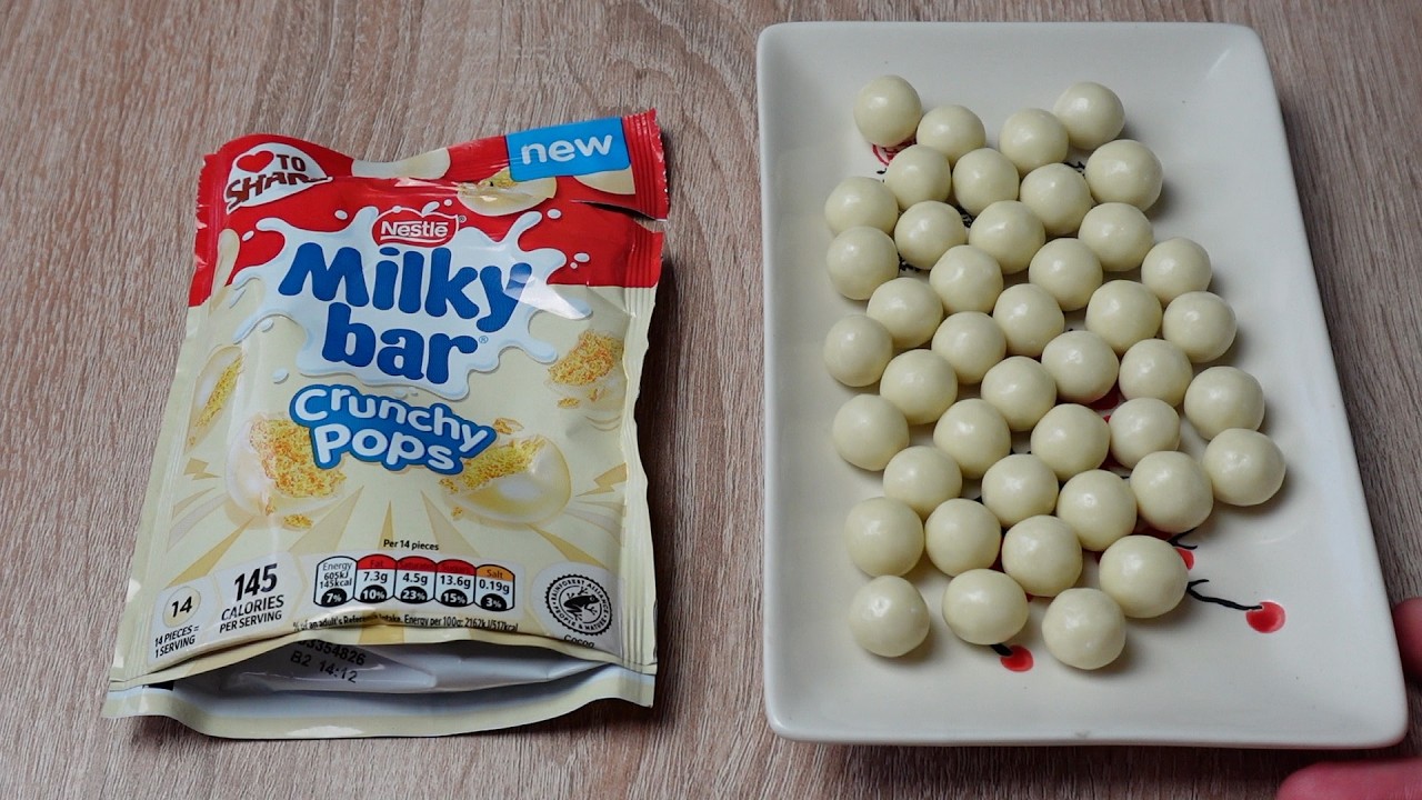 Nestlé Milky bar Crunchy Pops 🤩 Eine leckere neue Sorte aus England ? 😱