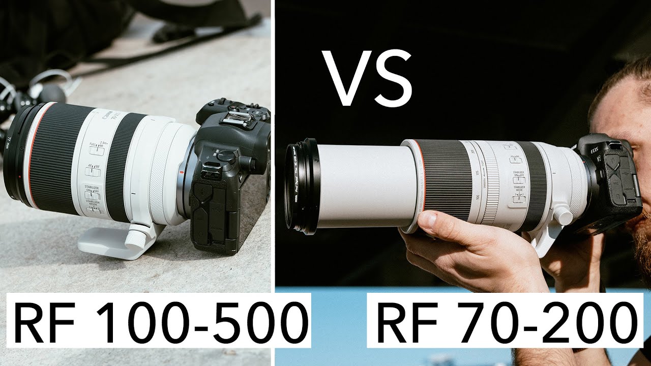 Canon RF 100-500mm vs RF 70-200mm | mehr Lichtstärke, oder mehr Brennweite? EOS R vs EOS R5 [4K]