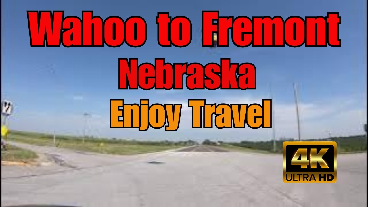 4K POV Drive: Wahoo to Fremont, Nebraska | Scenic Midwest Road Trip | Travel Video USA