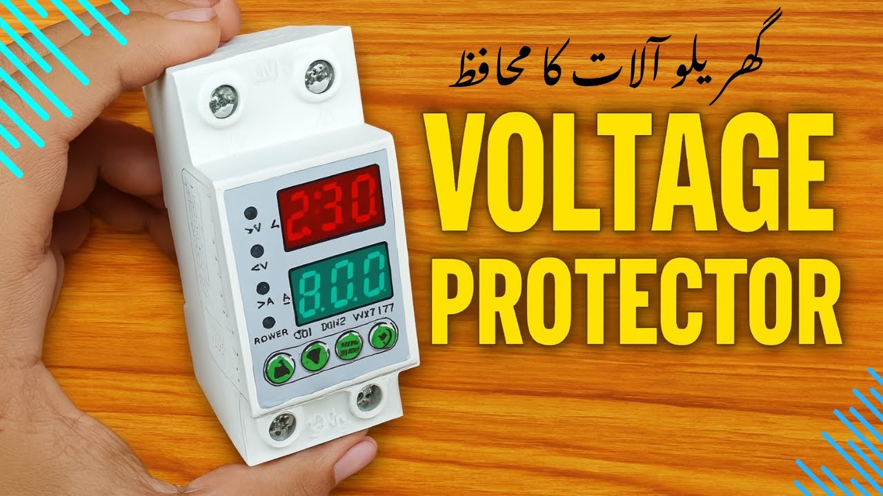 Voltage Protector setting |Over and Under Voltage Protection With Current | Full Wiring step by step