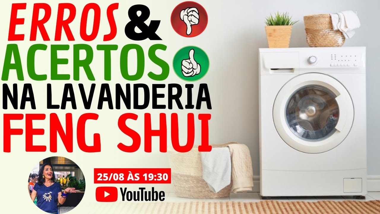Principais erros e acertos na lavanderia segundo o Feng Shui