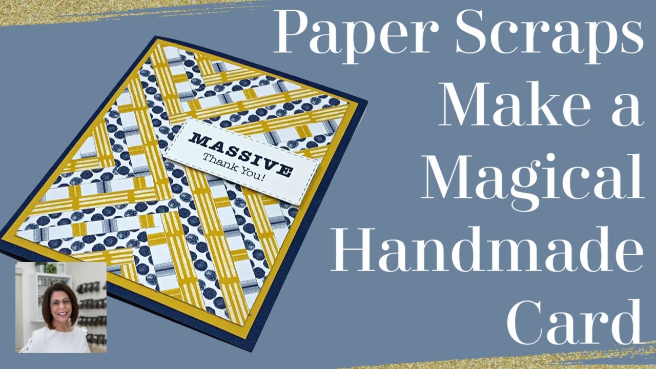 Paper Scraps Work Like Magic for this Easy Handmade Card