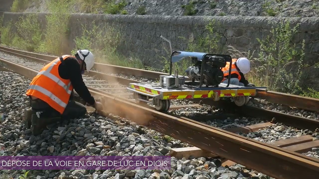 SNCF R&eacute;seau : 9 mois de travaux pour sauvegarder la ligne Livron - Aspres-sur-Bu&euml;ch