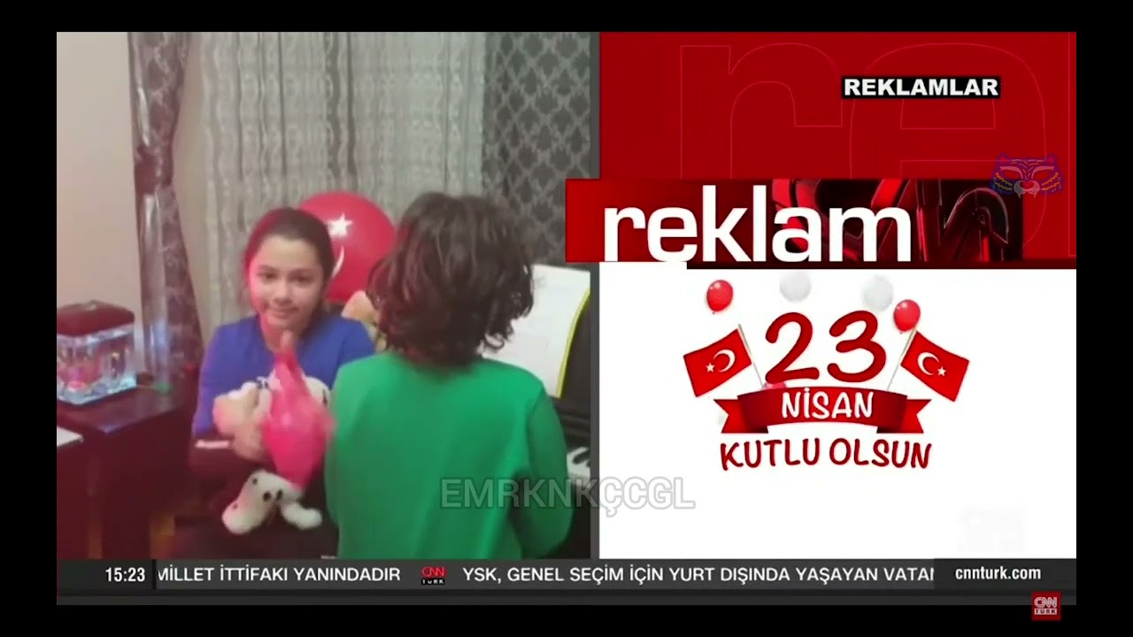 CNN TÜRK REKLAM KUŞAĞI - 23 NİSAN 2023.