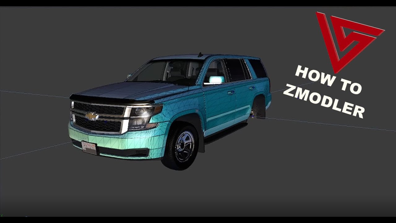 How To Make Rear Facing Lighting On a Non-ELS Police Car - How to ZModeler - Episode 1