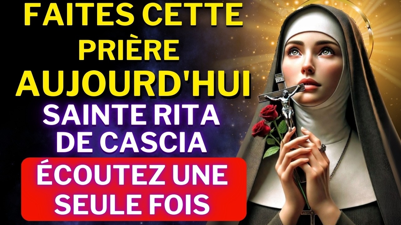 SAINTE RITA DE CASCIA💖PRIEZ CETTE PRIÈRE UNE SEULE FOIS ET RECEVEZ VOTRE MIRACLE AUJOURD’HUI