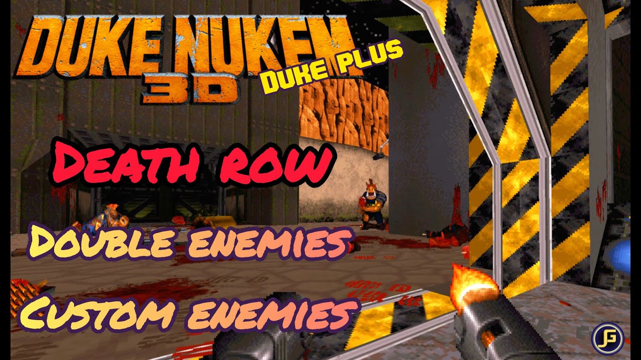 Let's Play Duke Nukem 3D Duke Plus Mod | Death Row | Double Enemies + Custom Enemies!