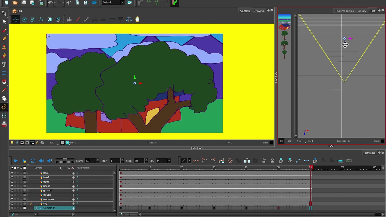 Setting up the Camera in Toon Boom Harmony Essentials