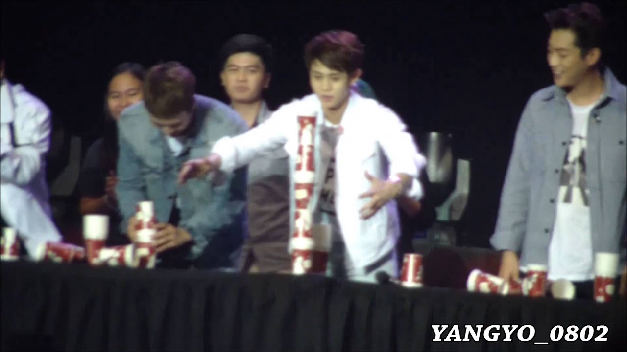 [160319 Beast Fanmeet in Manila] Paper Cup Stacking Game Yoseob Focus