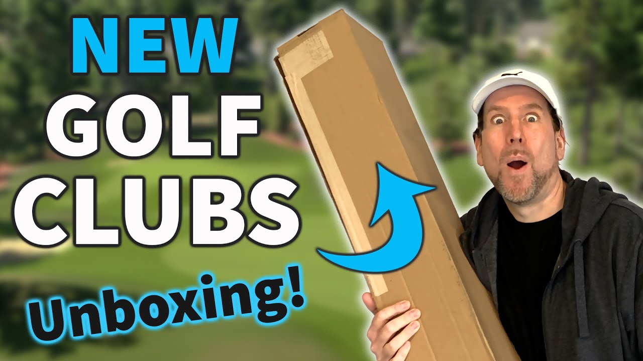 I Got NEW Golf Clubs! Unboxing Srixon & Cleveland Clubs!