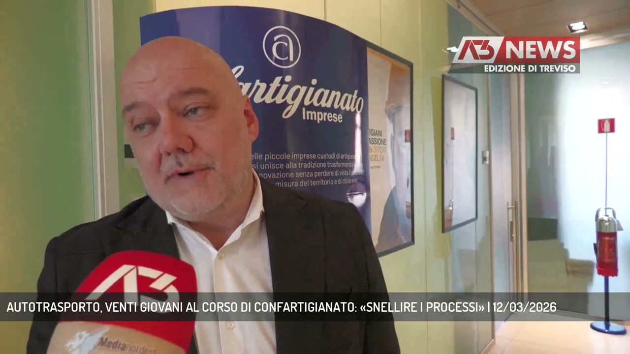 AUTOTRASPORTO, VENTI GIOVANI AL CORSO DI CONFARTIGIANATO: «SNELLIRE I PROCESSI» | 12/03/2026