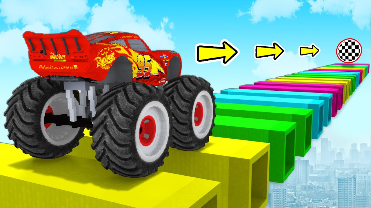 MONSTER TRUCK vs BROKEN ROAD in Teardown