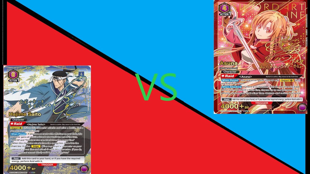 Union Arena Rare Battle 01/29 Round 2 Purple Kenshin (Hajime) vs Purple SAO (Song)
