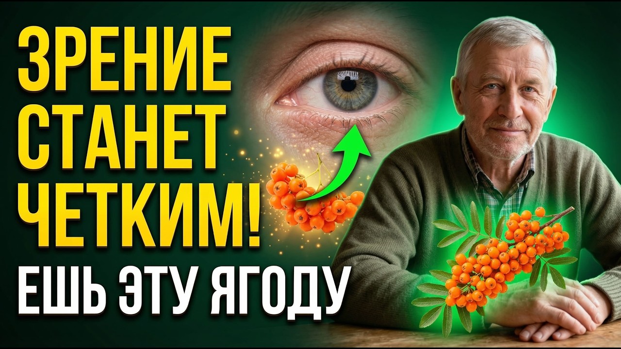 ЗРЕНИЕ СТАНЕТ ЧЕТКИМ! Ешьте эту оранжевую ягоду по горсти | Глаза отдыхают