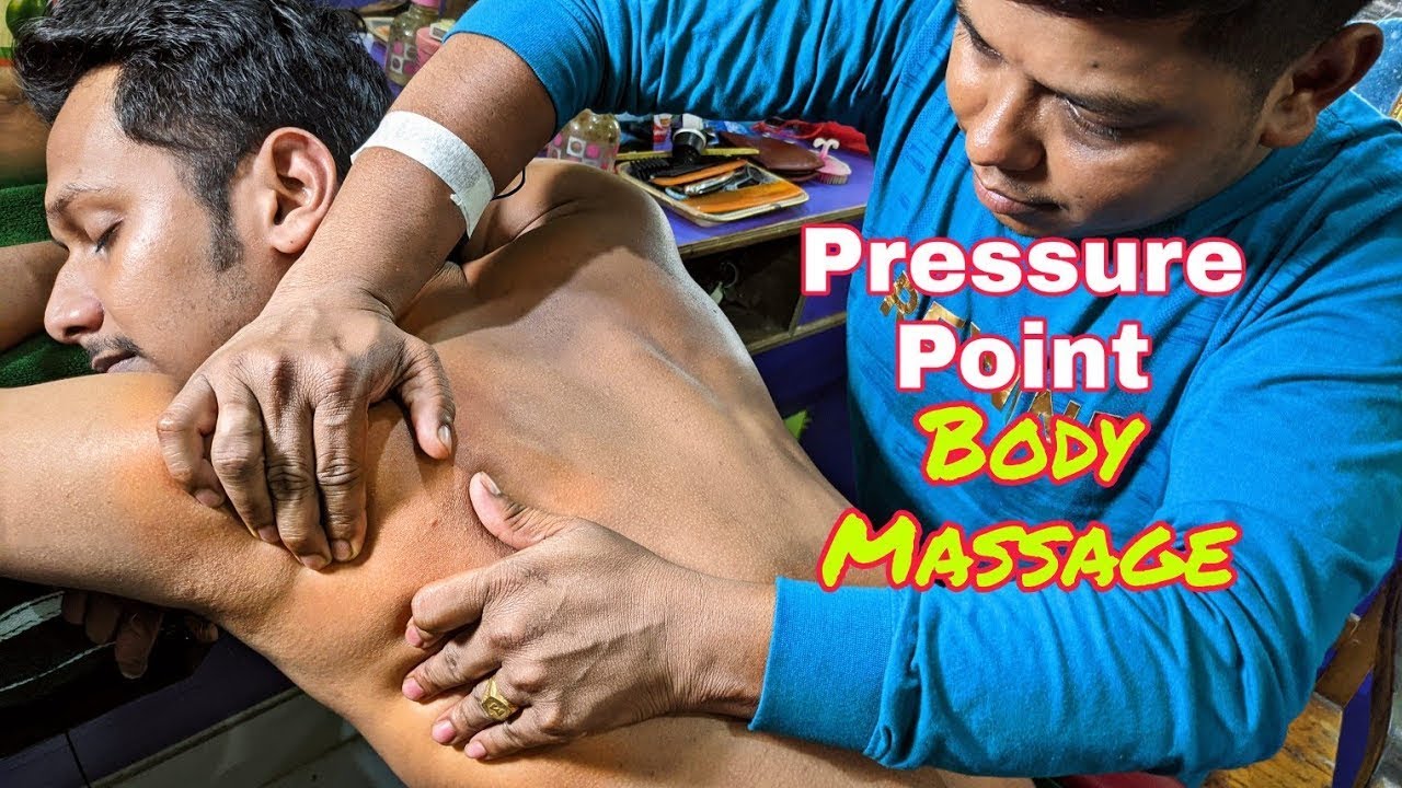 Pressure Point Body Massage From Indian Barber | Body Massage Skills | Body Cracks | Head Massage