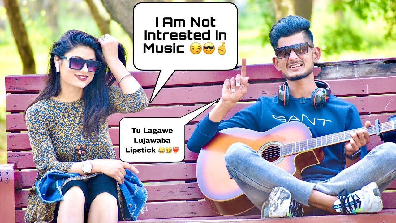 Badly Singing Prank In Front Of Cute Girls With Twist | Picking Up Girls| @Shaurya Flute Øfficial