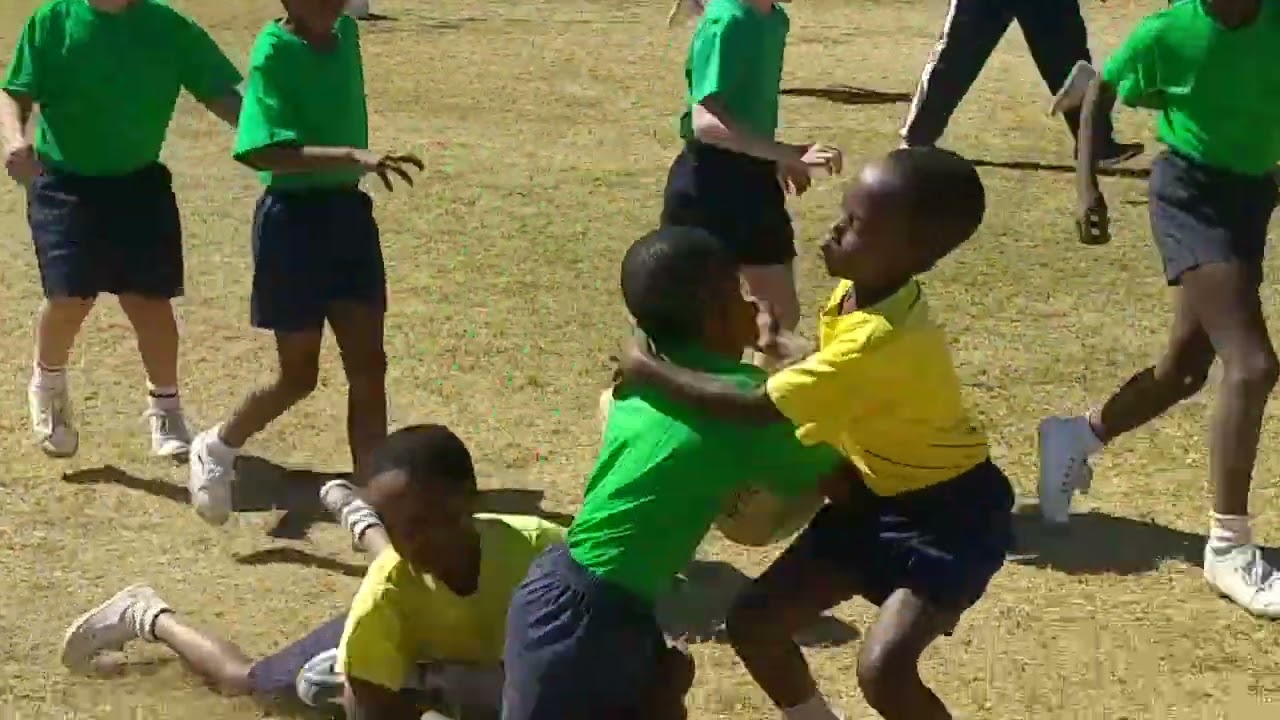 Brilliant Rugby Tackle from Timothy Ndebele at 7 years old